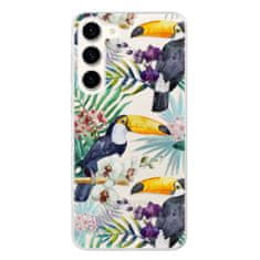 iSaprio Silikónové puzdro - Tucan Pattern 01 pre Samsung Galaxy S23+ 5G