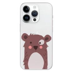 iSaprio Silikónové puzdro - Brown Bear pre iPhone 15 Pro