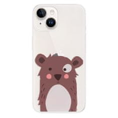 iSaprio Silikónové puzdro - Brown Bear pre iPhone 15 Plus