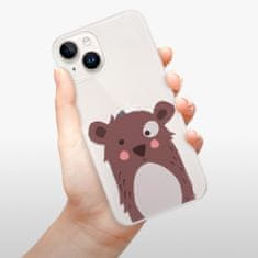 iSaprio Silikónové puzdro - Brown Bear pre iPhone 15