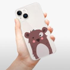 iSaprio Silikónové puzdro - Brown Bear pre iPhone 15 Plus