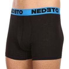 Nedeto 3PACK pánske boxerky čierne (3NB002) - veľkosť XL