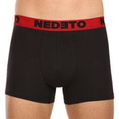 Nedeto 3PACK pánske boxerky čierne (3NB002) - veľkosť XL