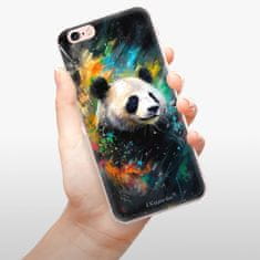 iSaprio Silikónové puzdro - Abstract Panda pre Apple iPhone 6