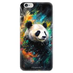 iSaprio Silikónové puzdro - Abstract Panda pre Apple iPhone 6