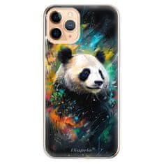 iSaprio Silikónové puzdro - Abstract Panda pre Apple iPhone 11 Pro