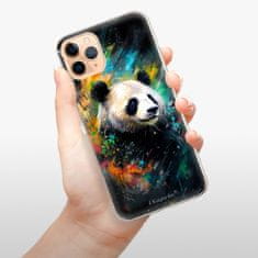 iSaprio Silikónové puzdro - Abstract Panda pre Apple iPhone 11 Pro Max