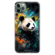 iSaprio Silikónové puzdro - Abstract Panda pre Apple iPhone 11 Pro Max