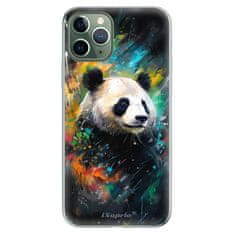 iSaprio Silikónové puzdro - Abstract Panda pre Apple iPhone 11 Pro