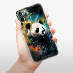 iSaprio Silikónové puzdro - Abstract Panda pre Apple iPhone 11 Pro Max