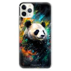 iSaprio Silikónové puzdro - Abstract Panda pre Apple iPhone 11 Pro Max