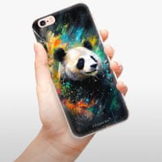 iSaprio Silikónové puzdro - Abstract Panda pre Apple iPhone 6 Plus