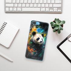 iSaprio Silikónové puzdro - Abstract Panda pre Honor 9 Lite