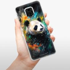 iSaprio Silikónové puzdro - Abstract Panda pre Xiaomi Redmi Note 9 Pro