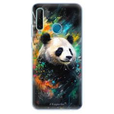 iSaprio Silikónové puzdro - Abstract Panda pre Honor 20e