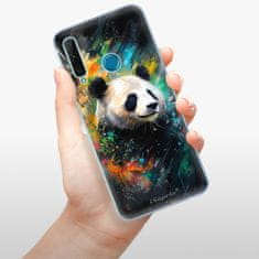 iSaprio Silikónové puzdro - Abstract Panda pre Honor 20e