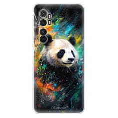 iSaprio Silikónové puzdro - Abstract Panda pre Xiaomi Mi Note 10 Lite