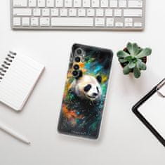 iSaprio Silikónové puzdro - Abstract Panda pre Xiaomi Mi Note 10 Lite