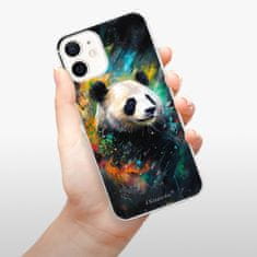 iSaprio Silikónové puzdro - Abstract Panda pre Apple iPhone 12 Mini