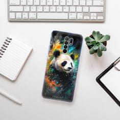 iSaprio Silikónové puzdro - Abstract Panda pre Xiaomi Redmi 9