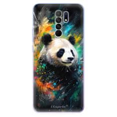 iSaprio Silikónové puzdro - Abstract Panda pre Xiaomi Redmi 9