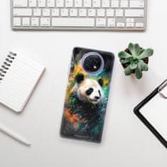 iSaprio Silikónové puzdro - Abstract Panda pre Xiaomi Redmi Note 9T