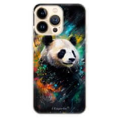 iSaprio Silikónové puzdro - Abstract Panda pre Apple iPhone 13 Pro Max