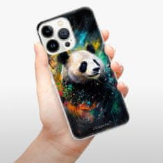 iSaprio Silikónové puzdro - Abstract Panda pre Apple iPhone 13 Pro