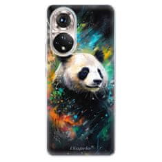 iSaprio Silikónové puzdro - Abstract Panda pre Honor 50