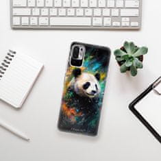 iSaprio Silikónové puzdro - Abstract Panda pre Xiaomi Redmi Note 10 5G