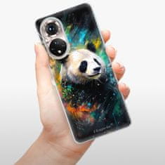 iSaprio Silikónové puzdro - Abstract Panda pre Honor 50