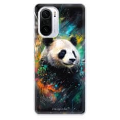 iSaprio Silikónové puzdro - Abstract Panda pre Xiaomi Poco F3