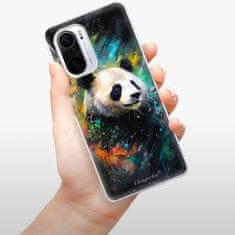 iSaprio Silikónové puzdro - Abstract Panda pre Xiaomi Poco F3