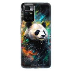 iSaprio Silikónové puzdro - Abstract Panda pre Xiaomi Redmi 10