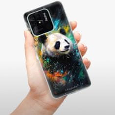 iSaprio Silikónové puzdro - Abstract Panda pre Xiaomi Redmi 10C