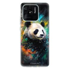 iSaprio Silikónové puzdro - Abstract Panda pre Xiaomi Redmi 10C