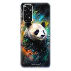 iSaprio Silikónové puzdro - Abstract Panda pre Xiaomi Redmi Note 11 / Note 11S