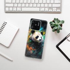 iSaprio Silikónové puzdro - Abstract Panda pre Xiaomi Redmi 10C