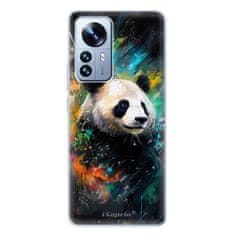 iSaprio Silikónové puzdro - Abstract Panda pre Xiaomi 12 Pro