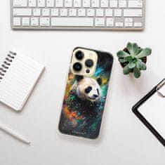 iSaprio Silikónové puzdro - Abstract Panda pre iPhone 14 Pro