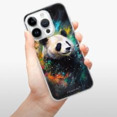 iSaprio Silikónové puzdro - Abstract Panda pre iPhone 14 Pro