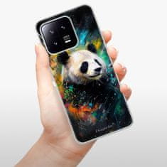 iSaprio Silikónové puzdro - Abstract Panda pre Xiaomi 13