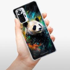 iSaprio Silikónové puzdro - Abstract Panda pre Xiaomi Redmi Note 10 Pro