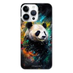iSaprio Silikónové puzdro - Abstract Panda pre iPhone 15 Pro Max