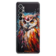 iSaprio Silikónové puzdro - Abstract Owl pre Xiaomi Mi Note 10 Lite