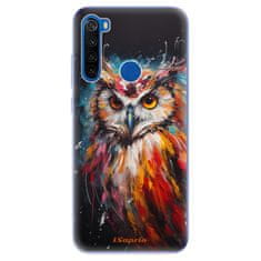 iSaprio Silikónové puzdro - Abstract Owl pre Xiaomi Redmi Note 8T