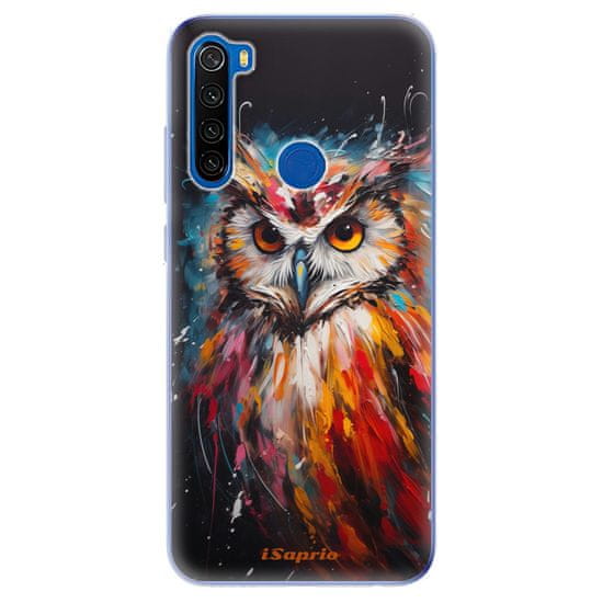 iSaprio Silikónové puzdro - Abstract Owl pre Xiaomi Redmi Note 8T