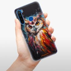 iSaprio Silikónové puzdro - Abstract Owl pre Xiaomi Redmi Note 8T