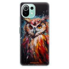 iSaprio Silikónové puzdro - Abstract Owl pre Xiaomi Mi 11 Lite