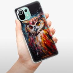 iSaprio Silikónové puzdro - Abstract Owl pre Xiaomi Mi 11 Lite